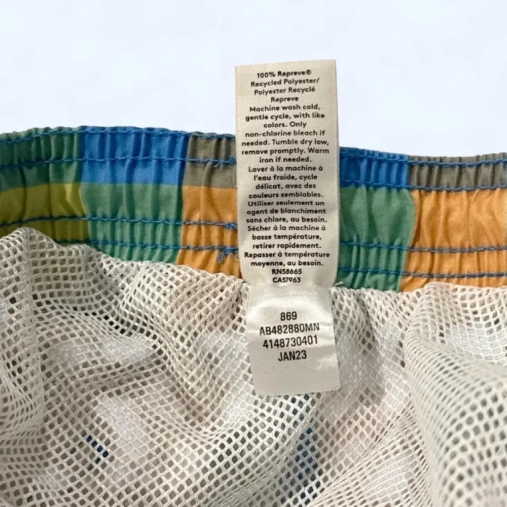 Abound Checkered Swim Shorts Trunks - Size Small - NWOT